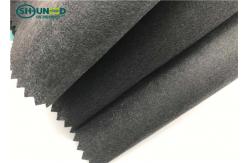 China Medium Weight Embroidery Backing Fabric Black Cut Away For Garment supplier