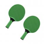 Rubber Ping Pong Racket Waterproof Pimple Straight Handle for sale