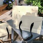 Wholesale Custom Printed Shopping Bags For Clothing Spa Jewelry Packaging for sale