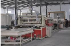 China Double Conical Screw WPC Foam Board Machine Professional For Cabinet supplier