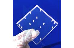 China Uv Optical Quartz Glass Crystal Plate Transparent Thin 100mm supplier