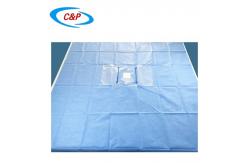 China PP PE Ophthalmic Surgical Drape Sterile Towel Wth Double Pouch Blue supplier