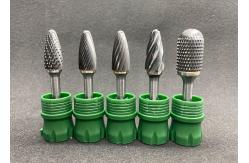 China High Hardness Cone Carbide Burr Long Shank Die Grinder Bits OEM Service supplier