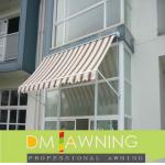 Outdoor Vertical Drop Arm Retractable Awning For Window Sunshade Heavy Duty Drop Arm Retractable Awnings for sale