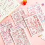 Girlish Heart Custom Paper Stickers Hand Account Decoration Sticker 80gsm for sale