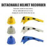 Split Hat Camera Mounted on Safety Helmet Support 4G WIFI Video Camera Recorder for sale