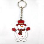 Christmas Promotional Keychain Santa Soft Enamel Keyrings