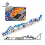 Fruit and vegetable selection  washing and drying production line for sale