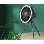 Rechargeable Portable Camping Fan 7800mAh Battery Tripod Stand Fan With Led Light