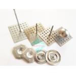 12Ga Perforated Base Insulation Hangers With Self - Locking Washer For Duct - Lining for sale