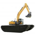 Customized Amphibious Excavator Pontoons Floating For 7-50 Ton Swamp Buggy for sale