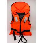 Orange Color Nylon Water Sport Life Jacket 100N Boat Flotation Life vest for sale