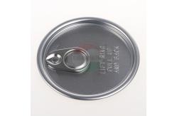 China Aluminium Ring Pull Easy Open Can Lid Clear / Blue / Green Customized supplier