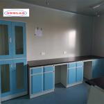 Number of Rails As Drawing Chemistry Lab Workbench for Efficient Work for sale