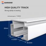 OEM Manual Curtain Track Aluminum Silent Curtain Rails for sale