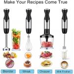 9 Speed Stick Hand Blender 400 Watt 4 In 1 Immersion Blender Set
