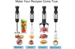 China 9 Speed Stick Hand Blender 400 Watt 4 In 1 Immersion Blender Set supplier