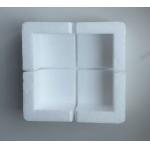 White Eps Foam Edge Protection Angle Damping L-Type Right Angle Packaging Foam Edge Protection Angle Molding Packaging Material for sale