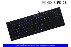 China On / Off Switch Silicone Laptop Keyboard 106 Keys Adjustable Brightness supplier