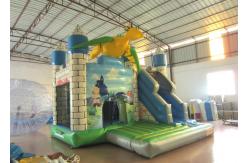 China Dragon Combo Inflatable Jump House Safe Nontoxic Quadruple Stitching In Public supplier