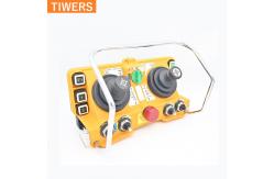China FCC Hydraulic Crane Remote Control , 330MHz Joystick Radio Remote Control supplier