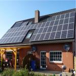 Rixin PERC Monocrystalline Solar PV Module Rotating Shading On The Building for sale
