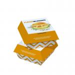 Customized Color Paperboard Hamburger Box Recyclable Fast Food Grade Eco-Friendly Packaging Box for sale