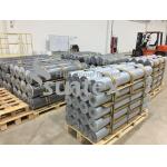 Silver Grey Silicone Coated Fiberglass Fabric For Fireproof Removable Insulation Blankets for sale