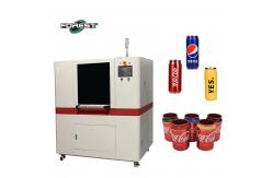 China 2400DPI MAX Cylinder Inkjet Printer For Conical Object UV Varnish Printing Machine supplier