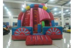 China Inflatable Fiery Red Slide teletubbies inflatable double high slide on sale supplier