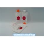 Custom liquid bags with spout , reusable liquid sachet packing 250ml