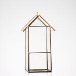 House Shaped Geometric Succulent Terrarium , Jewelry Holder Air Plant Container for sale