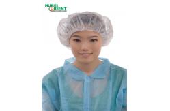China Single Elastic Disposable Non Woven Surgical Bouffant Cap supplier