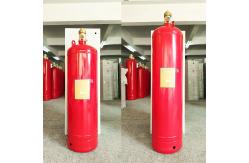 China Clean Agent Fire Suppression System FM200 Cylinders HFC-227ea Gas Filled Air Bottles supplier