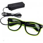 Party Rave Light Up EL Wire Glasses Luminous Dark Glowing for sale