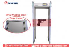 China High End Security Gate Scanner , Metal Detector Walk Through Gate 60 Zones supplier