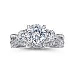 Lab Diamond Wedding Band VVS Clarity HPHT Round Cut Lab Grown Diamond Ring for sale