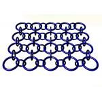Stainless Steel Chain Braid Metal Ring Mesh For Security Areas Background for sale
