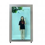 Multi Language Transparent LCD Advertising WiFi Transparent LCD Display Case for sale