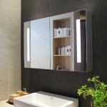 Home Decor Led Medicine Cabinet Mirror Rust Resistance Lighted Mirror Medicine Cabinet for sale