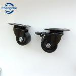 800lbs Polyurethane Heavy Duty Roller Wheels Retractable Workbench Casters