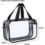 Transparent Makeup Bag Toiletry Bag Large size Transparent Travel Bag Waterproof Transparent Makeup Bag for sale