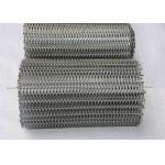 Metal Balance Weave Conveyor Belts , Spiral Mesh Belt For Hotel Decoration for sale