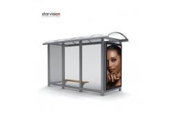 China 3 years Warranty Advertising Smart Bus Shelter With P.391 Lcd Screen supplier