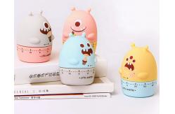 China Rotating ABS Cartoon Kitchen Timer 7*7*9cm environmentally friendly supplier
