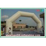 Party City Balloon Arch Exhibition Inflatable Finish Arch Durable With Oxford Cloth 0.4mm PVC for sale