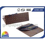 Customized Matte Laminated Luxury Paper Tote Bag with Grosgrain Handle / Coated Paper