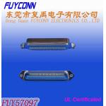 Centronic Male 24 Pin Solder Connectors Riveted Hex Head Nuts Certificated UL for sale