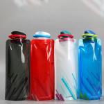 700ml PET PA PE Foldable Collapsible Water Bottle For Travel
