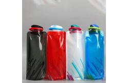 China 700ml PET PA PE Foldable Collapsible Water Bottle For Travel supplier